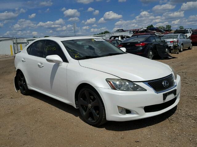 JTHBF5C28A5123579 - 2010 LEXUS IS WHITE photo 1