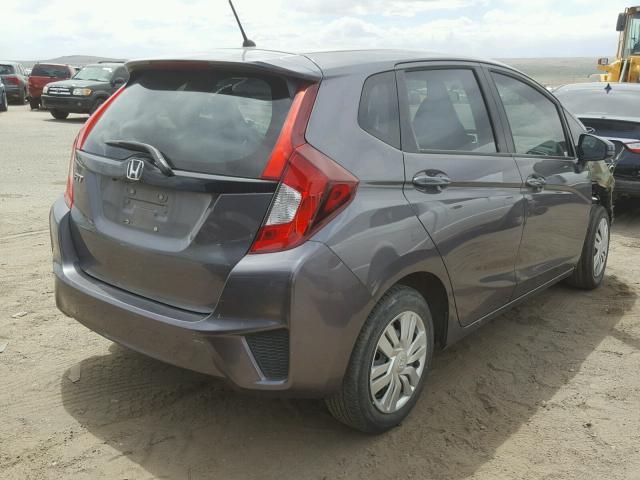 3HGGK5H57FM772640 - 2015 HONDA FIT LX CHARCOAL photo 4