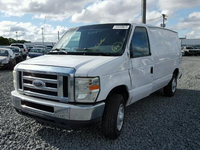 1FTNE14W88DB23688 - 2008 FORD ECONOLINE WHITE photo 2