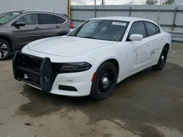 2C3CDXKT6HH582067 - 2017 DODGE CHARGER PO WHITE photo 2