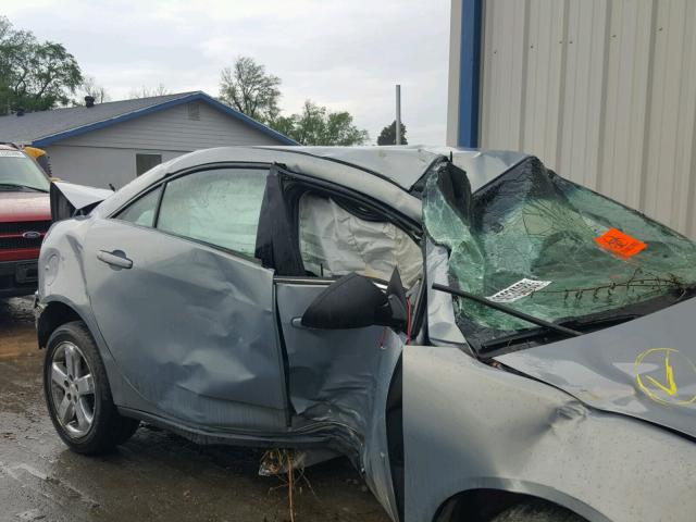 1G2ZF57B484139843 - 2008 PONTIAC G6 VALUE L GRAY photo 9