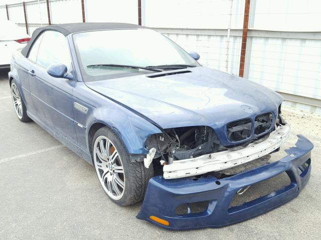 WBSBR93484PK06576 - 2004 BMW M3 BLUE photo 1