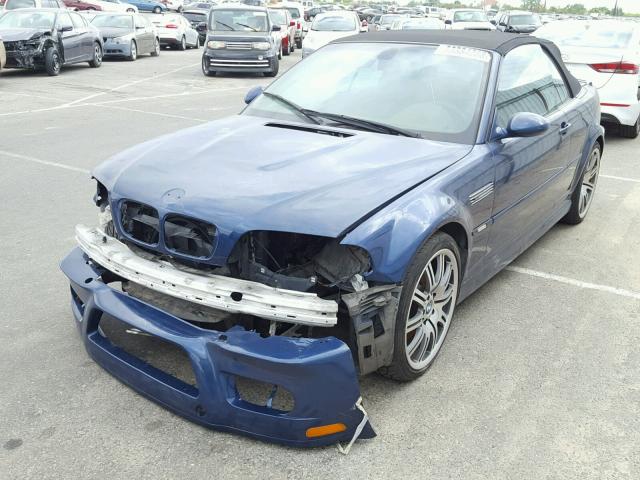 WBSBR93484PK06576 - 2004 BMW M3 BLUE photo 2