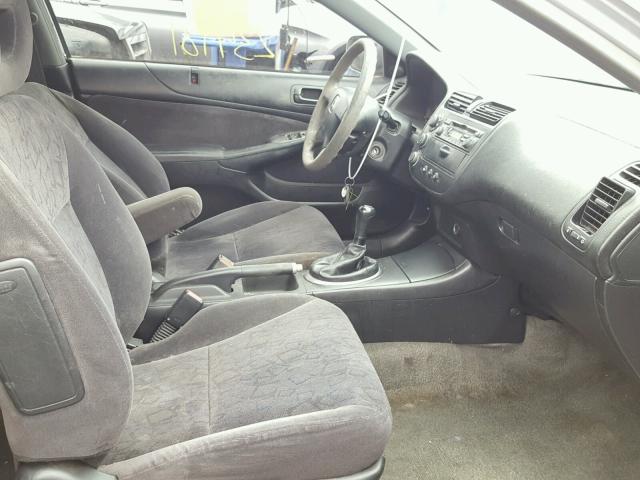 1HGEM21072L055097 - 2002 HONDA CIVIC EX SILVER photo 5