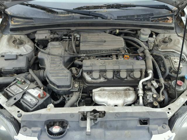 1HGEM21072L055097 - 2002 HONDA CIVIC EX SILVER photo 7