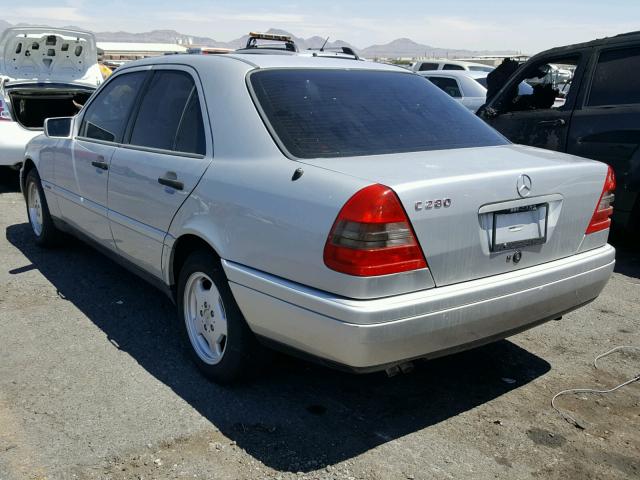 WDBHA28E2VF538794 - 1997 MERCEDES-BENZ C 280 SILVER photo 3