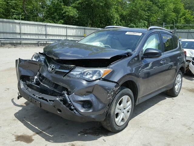 2T3BFREV5DW021847 - 2013 TOYOTA RAV4 LE GRAY photo 2