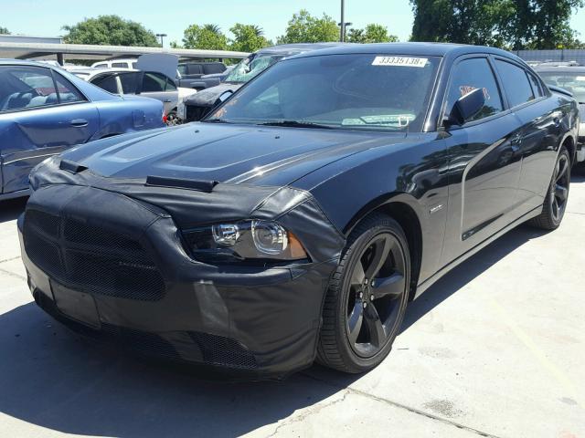 2C3CDXCT1DH745359 - 2013 DODGE CHARGER R/ BLACK photo 2