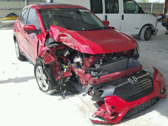 3CZRU5H56GM721210 - 2016 HONDA HR-V EX RED photo 1