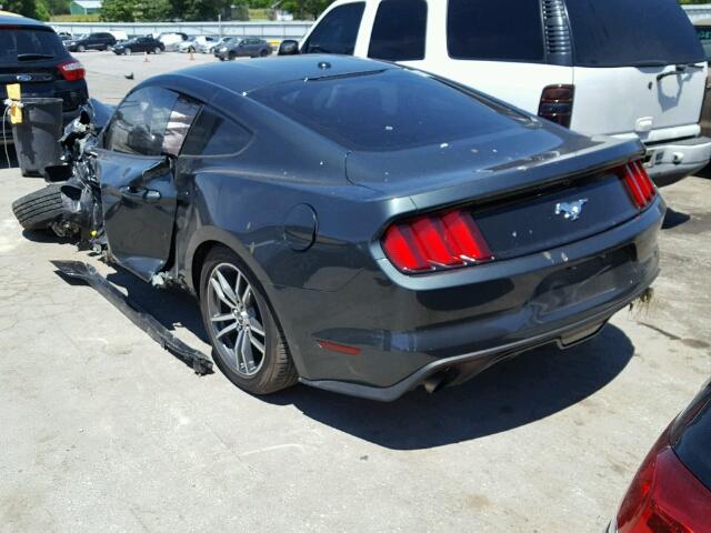 1FA6P8TH9G5208015 - 2016 FORD MUSTANG GRAY photo 3