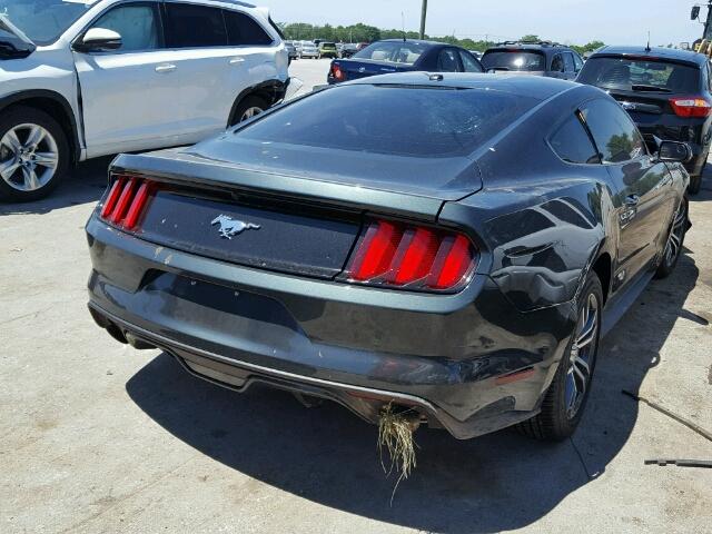 1FA6P8TH9G5208015 - 2016 FORD MUSTANG GRAY photo 4