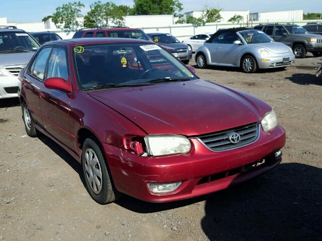 2T1BR12E52C577323 - 2002 TOYOTA COROLLA MAROON photo 1