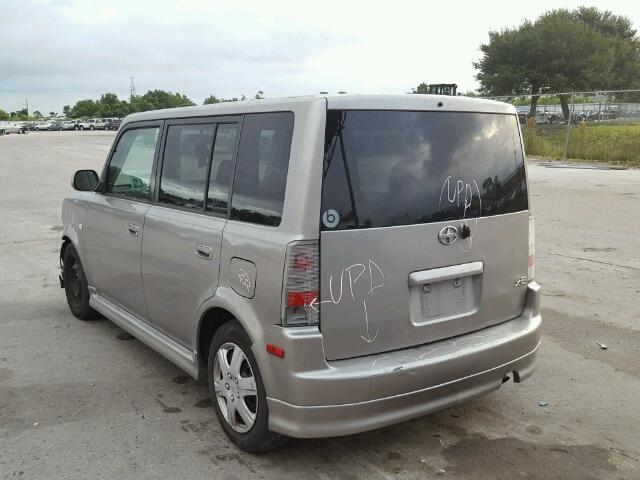 JTLKT324X54009651 - 2005 TOYOTA SCION XB 灰色 照片 3