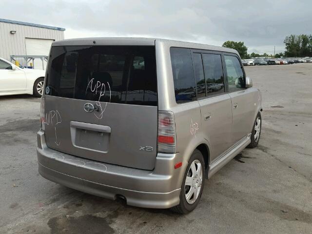 JTLKT324X54009651 - 2005 TOYOTA SCION XB 灰色 照片 4