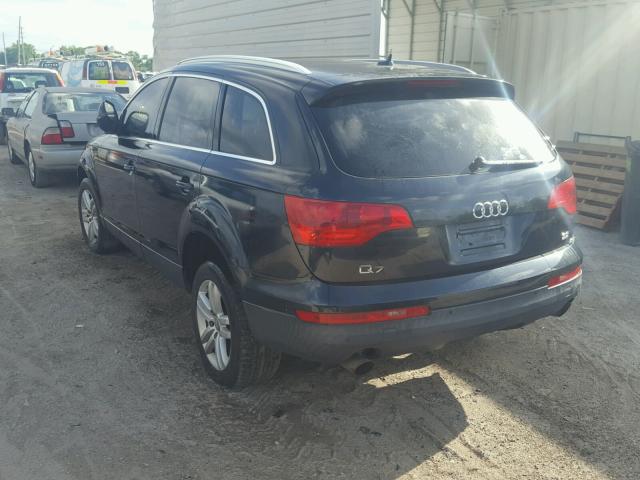 WA1BY74L38D049819 - 2008 AUDI Q7 3.6 QUA BLUE photo 3