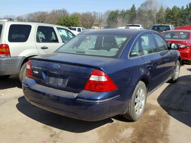 1FAHP23145G138109 - 2005 FORD FIVE HUNDR BLUE photo 4