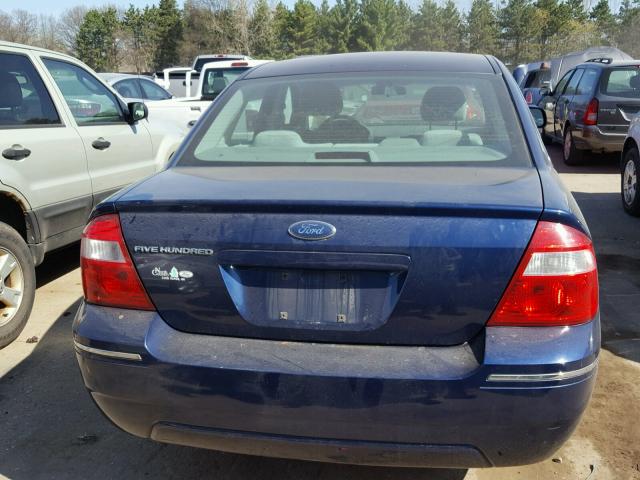 1FAHP23145G138109 - 2005 FORD FIVE HUNDR BLUE photo 9