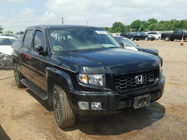 5FPYK1F70EB003150 - 2014 HONDA RIDGELINE BLACK photo 1