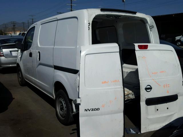 3N6CM0KN6FK723974 - 2015 NISSAN NV 200 WHITE photo 3