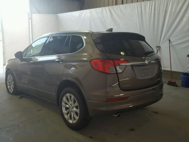 LRBFXBSA0HD013020 - 2017 BUICK ENVISION E BROWN photo 3