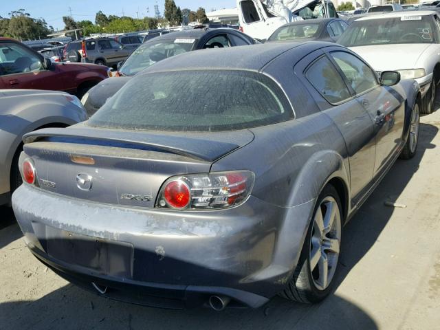 JM1FE173370209258 - 2007 MAZDA RX8 GRAY photo 4