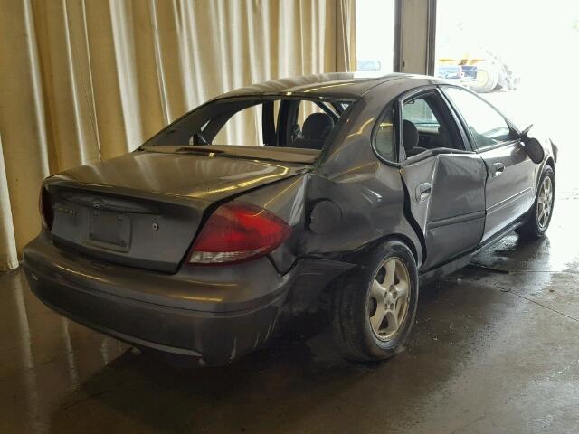 1FAFP53U54G169533 - 2004 FORD TAURUS SE GRAY photo 4