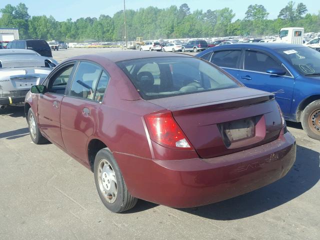 1G8AG52F03Z109678 - 2003 SATURN ION LEVEL შავი ფოტო 3