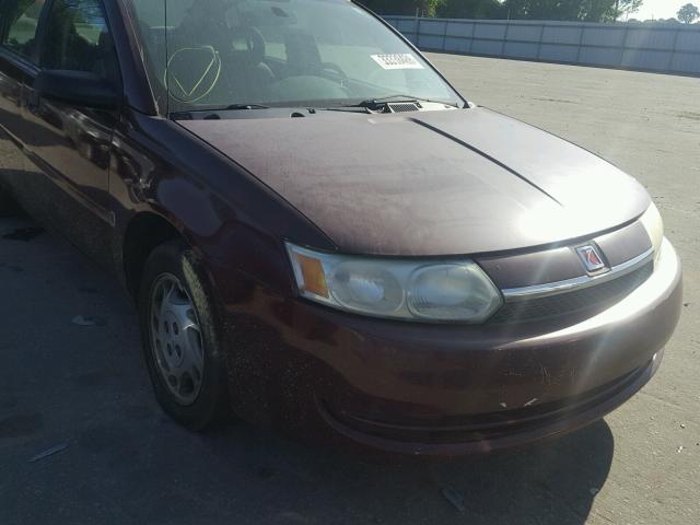 1G8AG52F03Z109678 - 2003 SATURN ION LEVEL შავი ფოტო 9