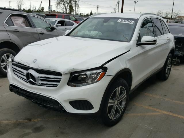 WDC0G4JB8GF104515 - 2016 MERCEDES-BENZ GLC 300 WHITE photo 2