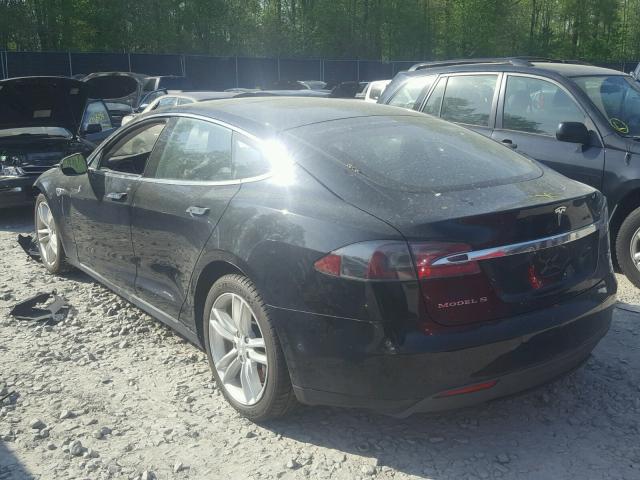 5YJSA1E27FF116361 - 2015 TESLA MODEL S BLACK photo 3