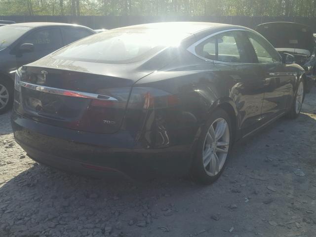 5YJSA1E27FF116361 - 2015 TESLA MODEL S BLACK photo 4