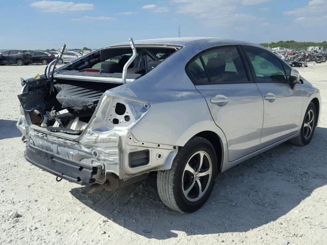 19XFB2F74FE115012 - 2015 HONDA CIVIC SE SILVER photo 4