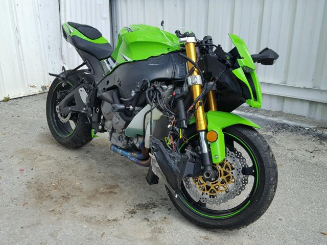 JKAZXCJ14FA025606 - 2015 KAWASAKI ZX1000 J GREEN photo 1