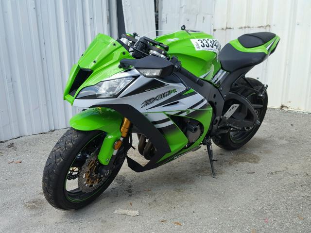 JKAZXCJ14FA025606 - 2015 KAWASAKI ZX1000 J GREEN photo 2