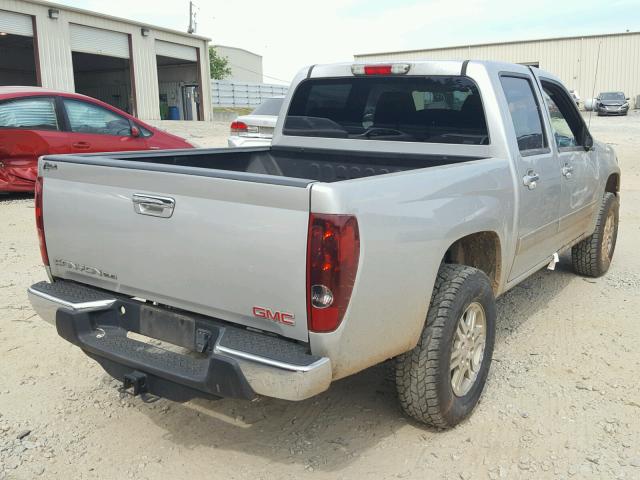 1GTH6MFE6C8136389 - 2012 GMC CANYON SLE SILVER photo 4