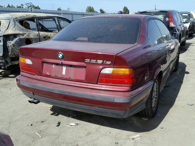 WBABF4324REK13719 - 1994 BMW 325 IS AUT BURGUNDY photo 4