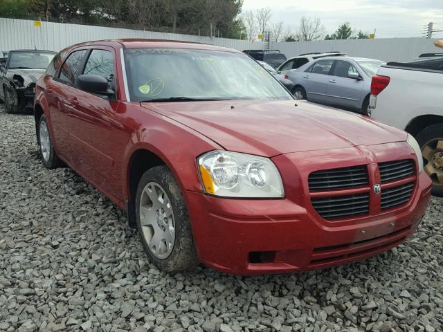 2D4FV48T65H536197 - 2005 DODGE MAGNUM SE RED photo 1