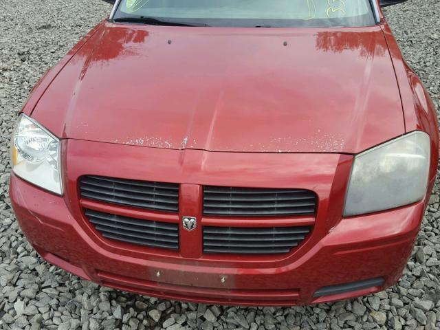 2D4FV48T65H536197 - 2005 DODGE MAGNUM SE RED photo 7