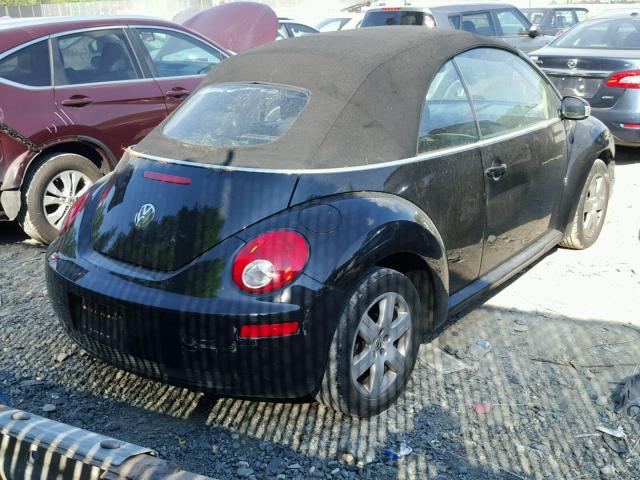 3VWRF31Y37M400540 - 2007 VOLKSWAGEN NEW BEETLE შავი ფოტო 4