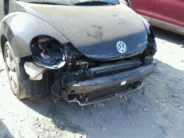 3VWRF31Y37M400540 - 2007 VOLKSWAGEN NEW BEETLE შავი ფოტო 9