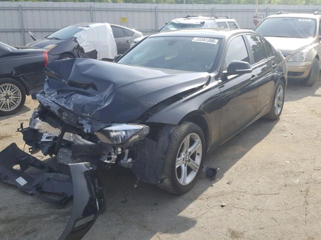WBA3B3G51FNT18017 - 2015 BMW 328 XI Черный фото 2