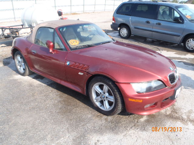 WBACN33451LK48059 - 2001 BMW Z3 2.5 MAROON photo 1