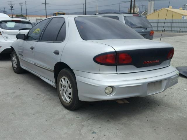 1G2JB5248Y7418003 - 2000 PONTIAC SUNFIRE SE SILVER photo 3