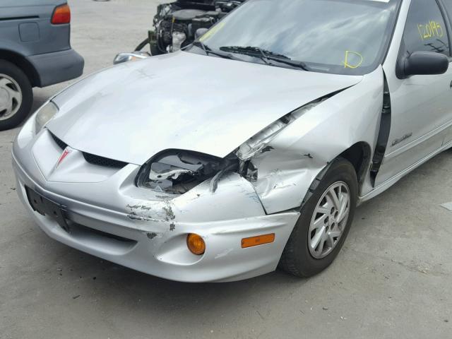 1G2JB5248Y7418003 - 2000 PONTIAC SUNFIRE SE SILVER photo 9