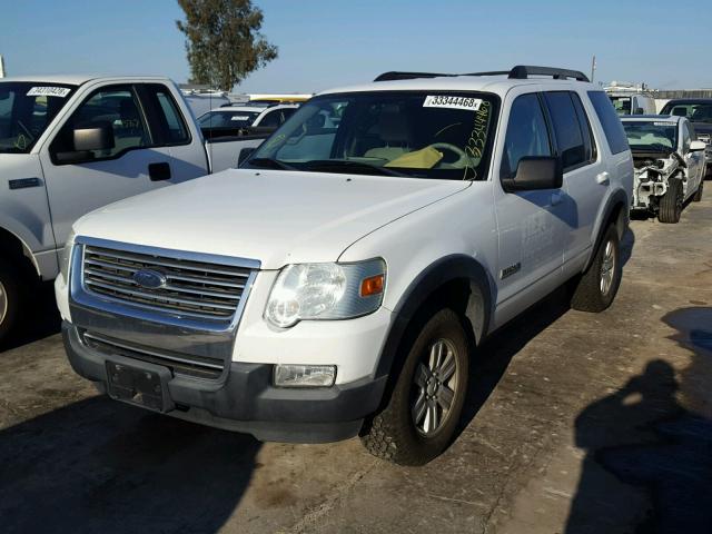 1FMEU73E37UA48469 - 2007 FORD EXPLORER X WHITE photo 2