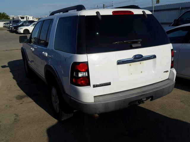 1FMEU73E87UB47093 - 2007 FORD EXPLORER X WHITE photo 3