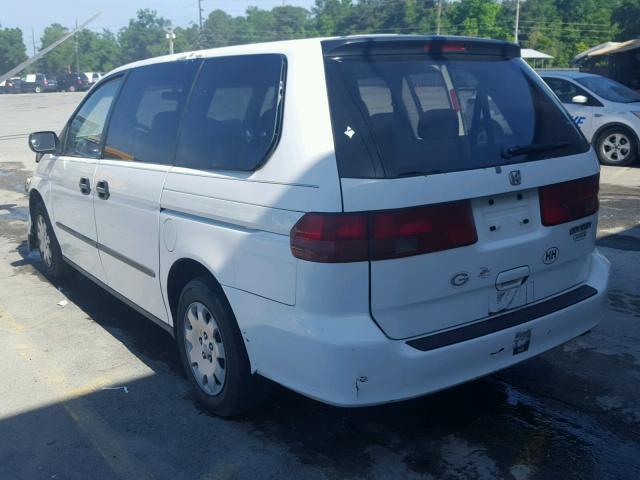 2HKRL1854YH501721 - 2000 HONDA ODYSSEY LX WHITE photo 3