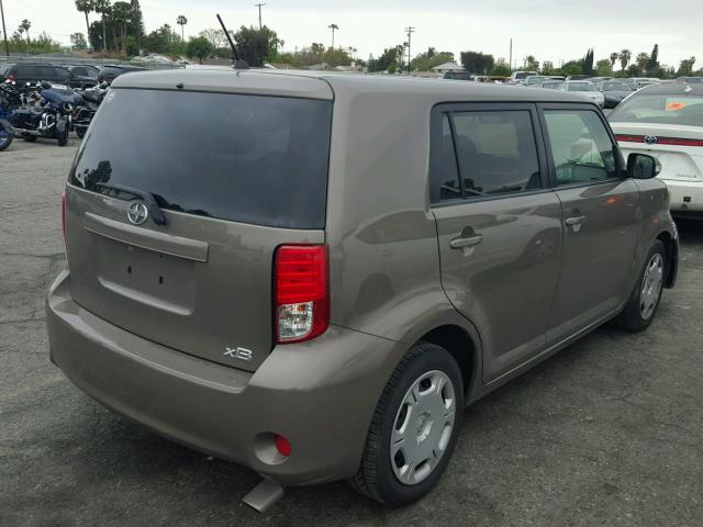 JTLZE4FE0B1125505 - 2011 TOYOTA SCION XB BROWN photo 4