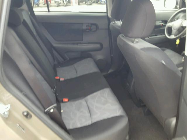JTLZE4FE0B1125505 - 2011 TOYOTA SCION XB BROWN photo 6