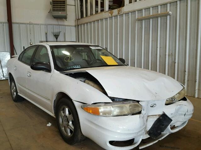 1G3NL52F74C132396 - 2004 OLDSMOBILE ALERO GL WHITE photo 1